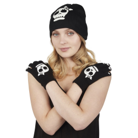 bonnet et gants d'Halloween pas cher