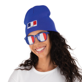 bonnet france bleu femme