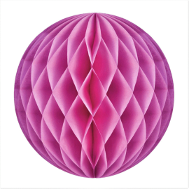 boule alvéolée bubble gum 20cm