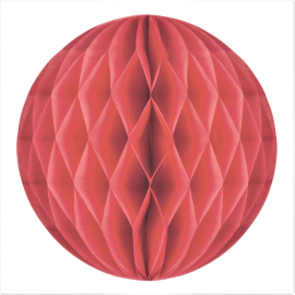 boule alvéolée corail 20cm