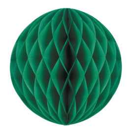 boule alvéolée vert sapin 30cm