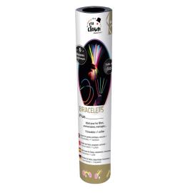 Bracelets fluorescents - lot de 50
