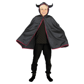 déguisement pas cape diablotin taille 4 à 9 ans