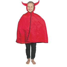 déguisement pas cher cape diablotin rouge 7 à 9 ans
