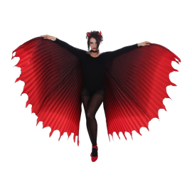 Cape luxe femme diablesse avec ailes pas cher