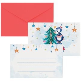 Cartes cadeaux de Noel x8 pièces - decoration fetes pas cher - Badaboum.fr