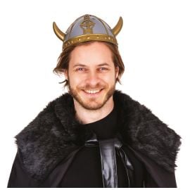 Casque de viking face - adulte