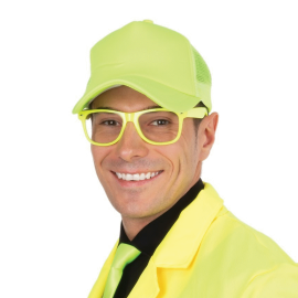 casquette jaune fluo