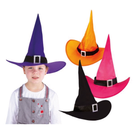 chapeau sorcière couleur aléatoire enfant