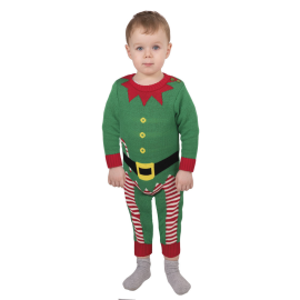 Combinaison de Noël Lutin 1/2 ans pas cher