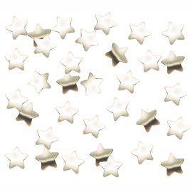confettis de table joyeux anniversaire or