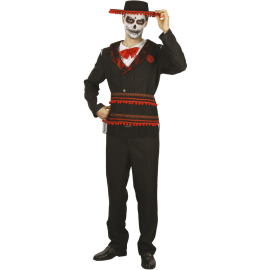 déguisement pas cher dia de los muertos homme M/L