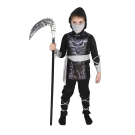 Déguisement ninja bleu et doré garçon Taille 4-6 ans