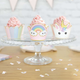 cupcake wrapper bébé licorne ambiance