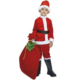 Déguisement enfant Père Noël 10/12 ans - Veste, pantalon, bonnet et ceinture