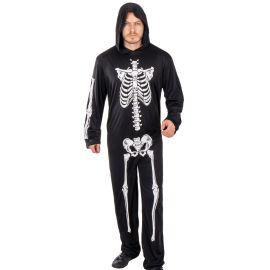 Déguisement femme Halloween toile d’araignée - Poncho noir L/XL