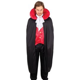 Déguisement femme Halloween arlequin noir et rouge