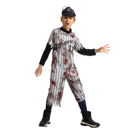déguisement enfant pas cher joueur de baseball zombie 7/9 ans