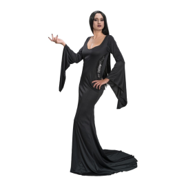 Déguisement femme Morticia taille L pas cher