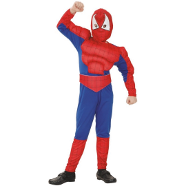 déguisement super araignée musclée 7/9 ans