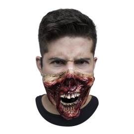 Demi masque adulte de zombie pas cher