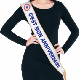 écharpe miss c'est mon anniversaire