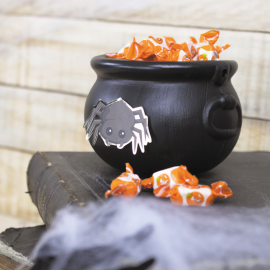 Etiquette autocollante decoration halloween pas cher