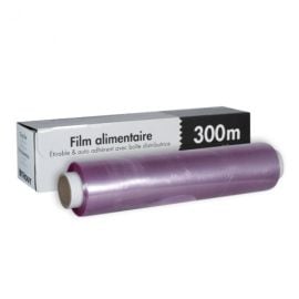 Film étirable alimentaire 300 m x 30 cm avec ZIP CUT