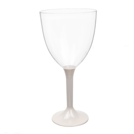 Verre à vin plastique Taupe