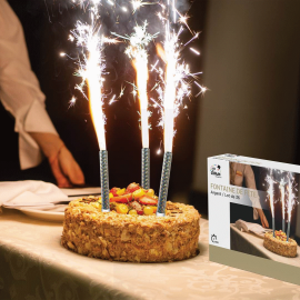 1 Pack bougie anniversaire 25 ans pour décoration gâteau