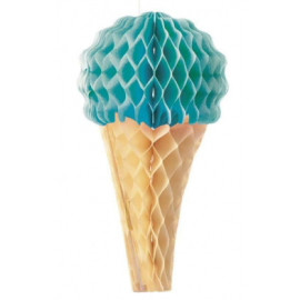 glace alvéolée vert 20cm