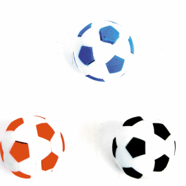 gomme ballon de foot 2.5cm