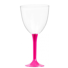 Grand Verre à eau plastique Fuchsia