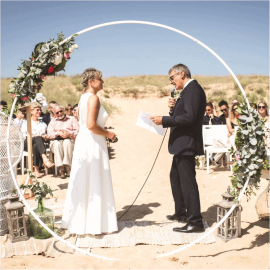 grande arche ronde pour deco mariage pas cher