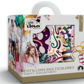 Kit cotillons multicolore pour 10 personnes - Badaboum.fr