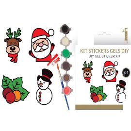 Calendrier de l'Avent en MDF - Modèles Père Noël et Bonhomme de Neige - Disponible sur Badaboum