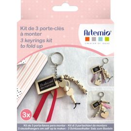 Kit de 3 porte clés a monter Maman