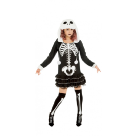 Déguisement lady squelette pas cher taille 152 cm