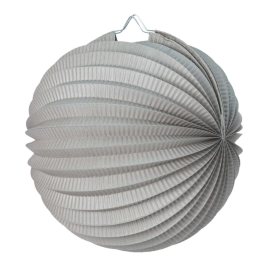 lampion rond gris 20cm