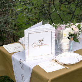 Cadre livre d'or Transparent, decoration mariage - Badaboum