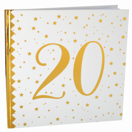 livre d'or souvenir anniversaire 20 ans pas cher