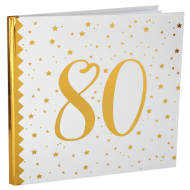 Livre d'or anniversaire 80 ans pas cher