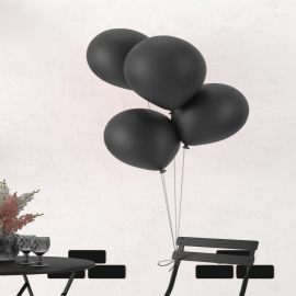 lot de 10 ballons noirs pas cher 