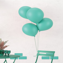 lot de 10 ballons turquoises Ø30 cm pas cher