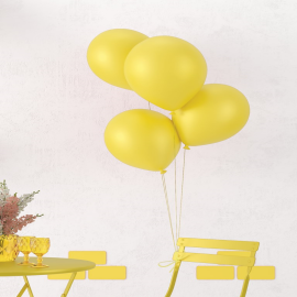 lot de 10 ballons jaunes pas cher
