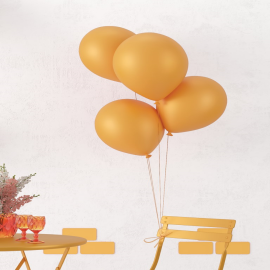 lot de 10 ballons oranges pas cher Ø 30 cm