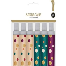 Sarbacanes en lot de 6 - Badaboum.fr