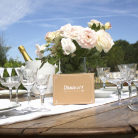 numéro de table x15pcs ambiance