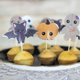 pics sweety halloween x10pcs ambiance