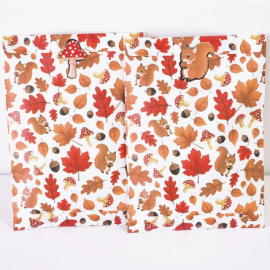 pochette papier - woodland - x8pcs